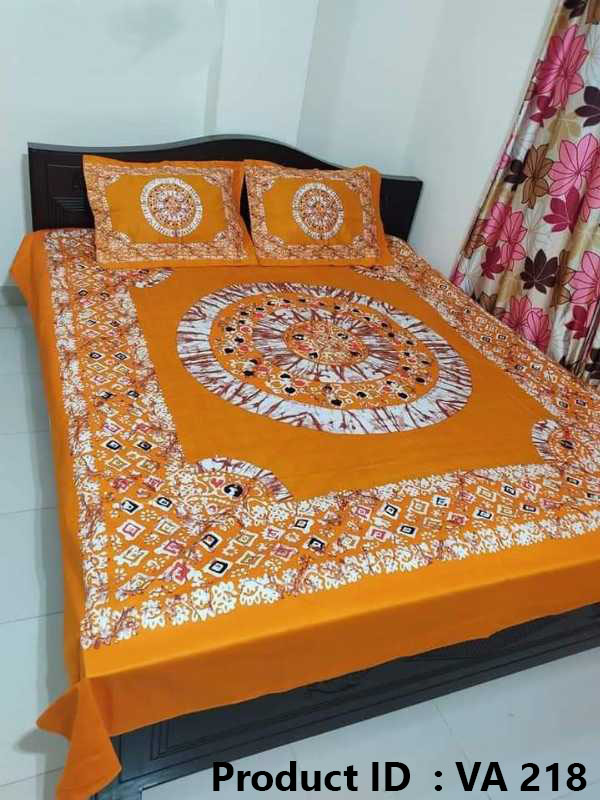 Luxury Panel Cotton Bed Sheet