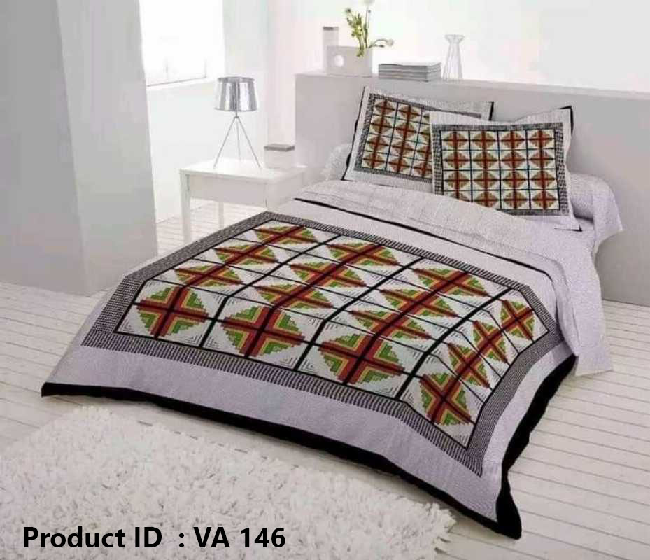 Luxury Panel Cotton Bed Sheet