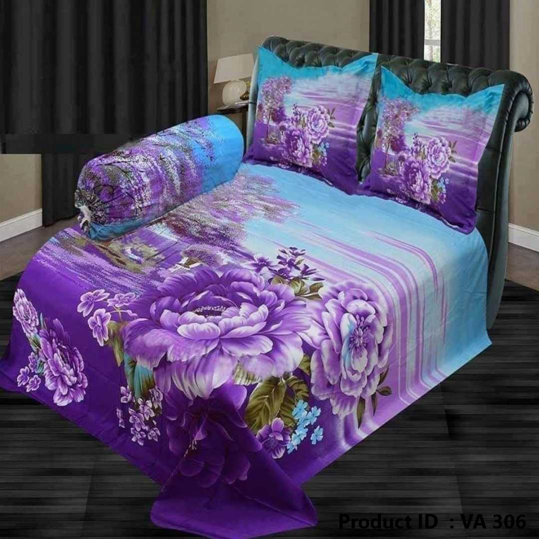 Luxury Panel Cotton Bed Sheet